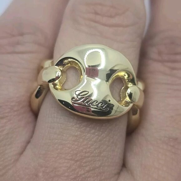 Gucci Marina Chain Ring Size 7 - Picture 8 of 13